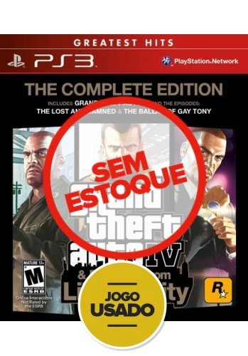 GTA IV Episodes From Liberty City - Ps3 (Usado)